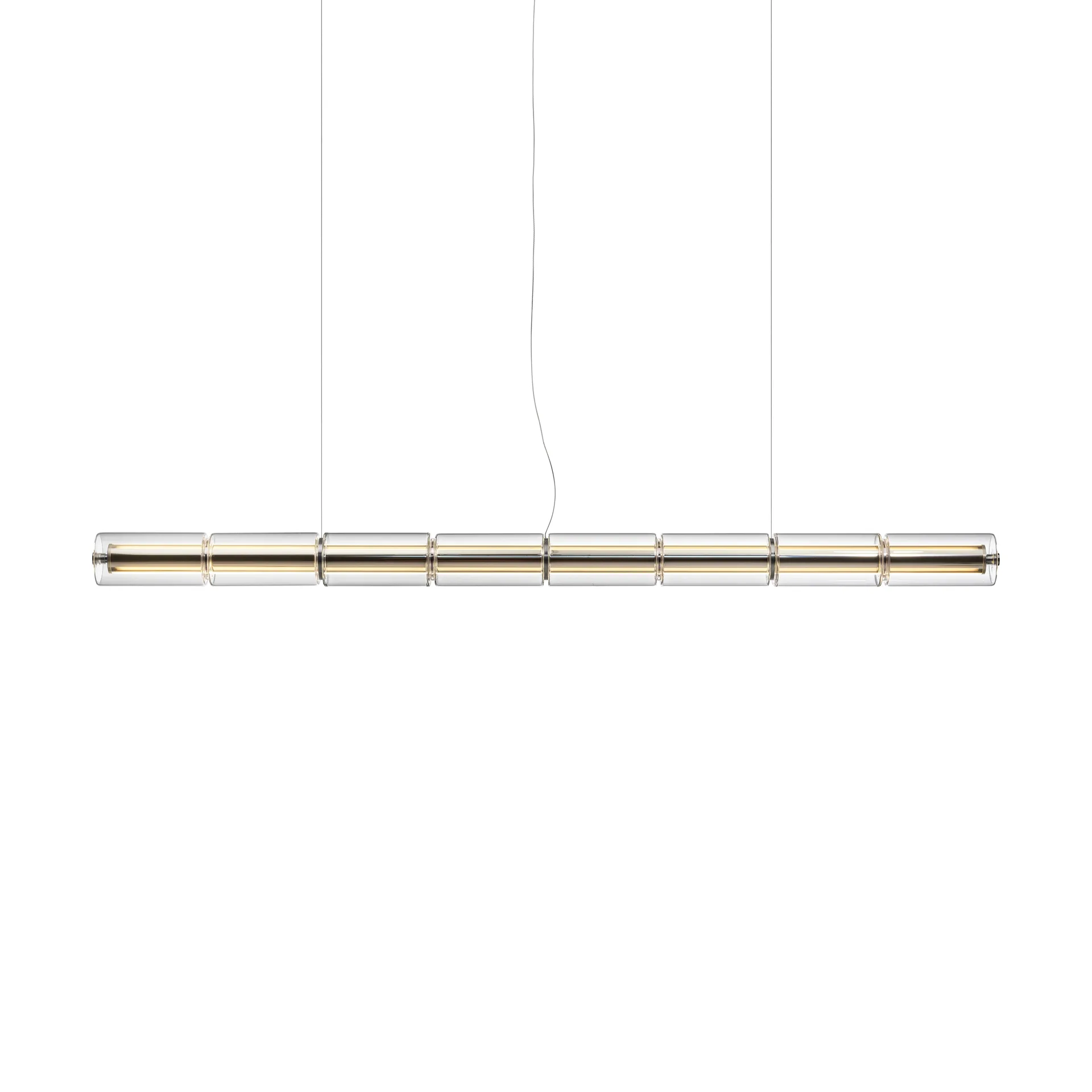 Luce Cilindrica S1 hanglamp 165,6 cm, Glass Flos