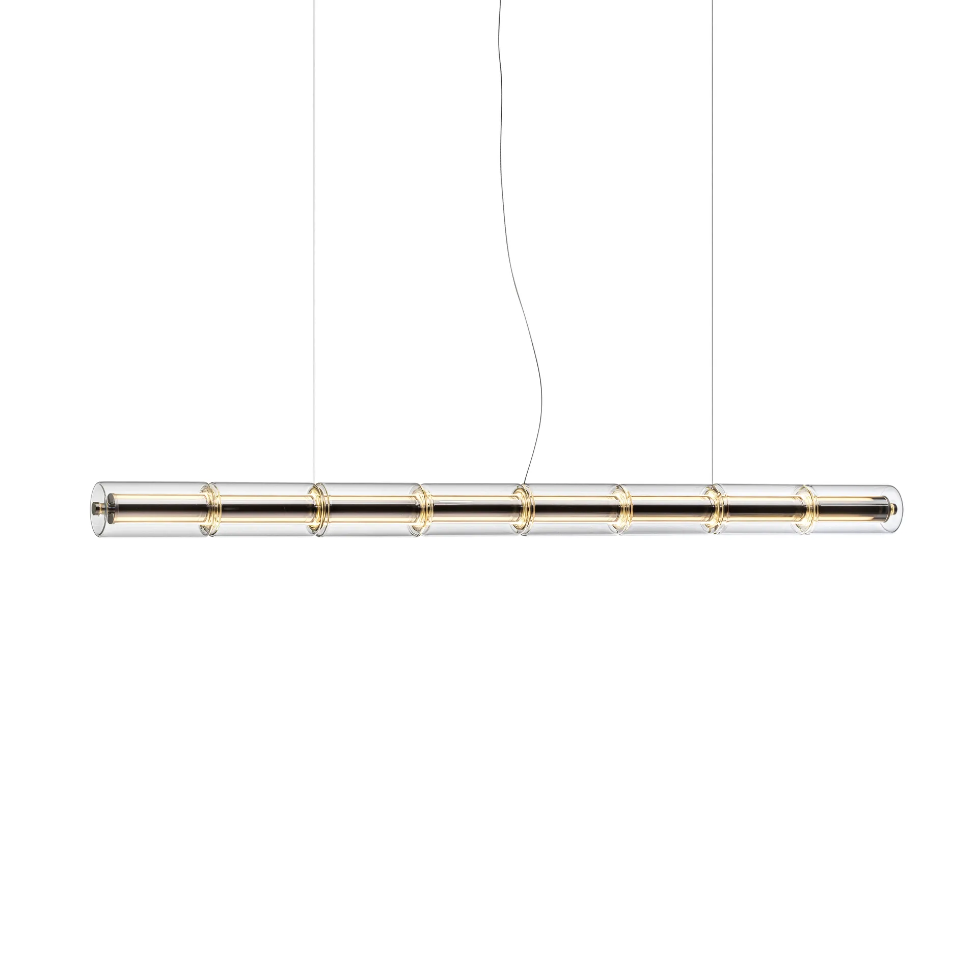 Luce Cilindrica S1 hanglamp 165,6 cm, Glass Flos