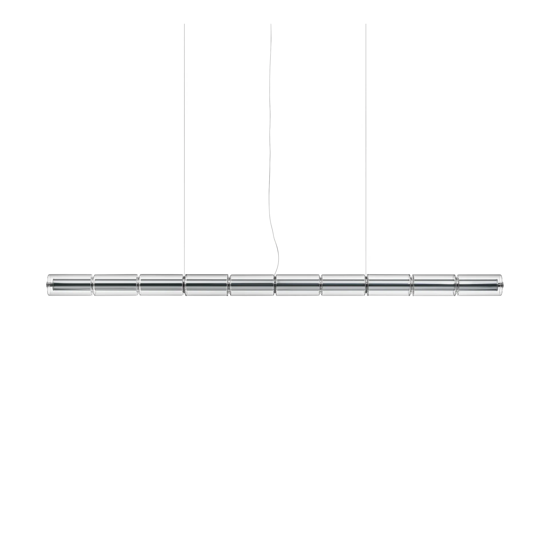 Luce Cilindrica S2 hanglamp 207,2 cm, Glass Flos