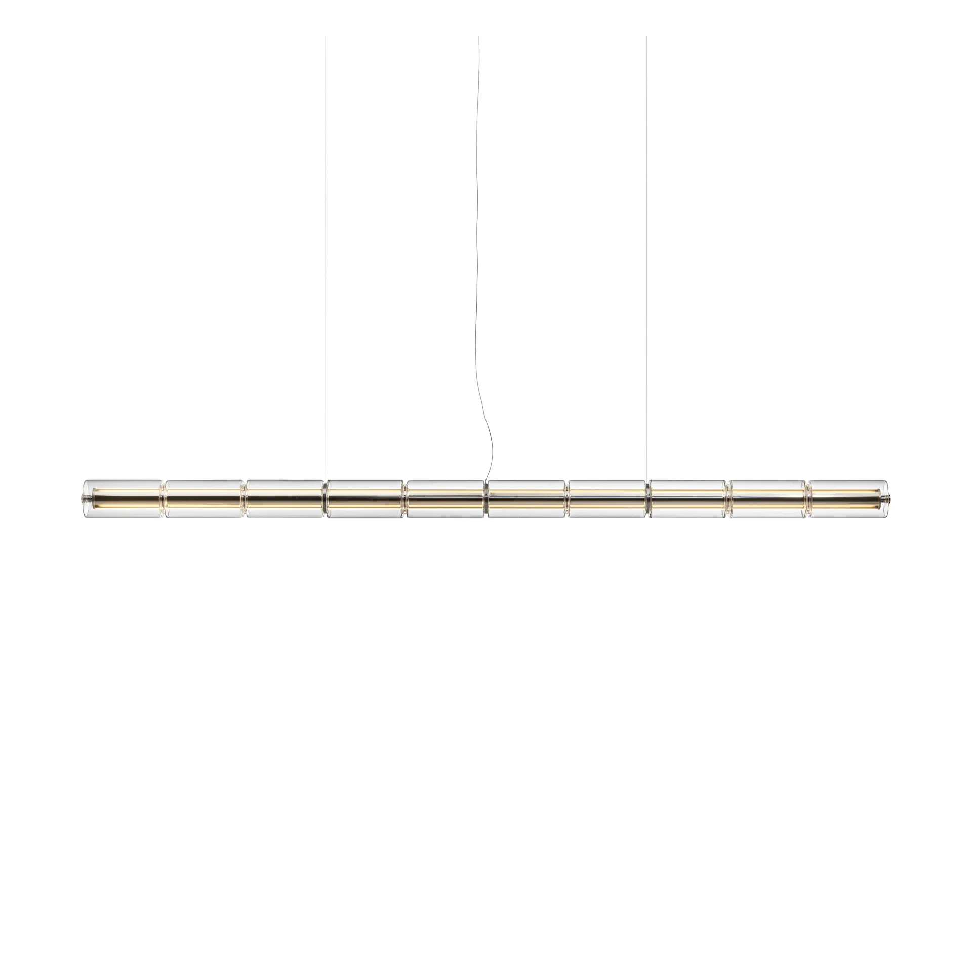 Luce Cilindrica S2 hanglamp 207,2 cm, Glass Flos