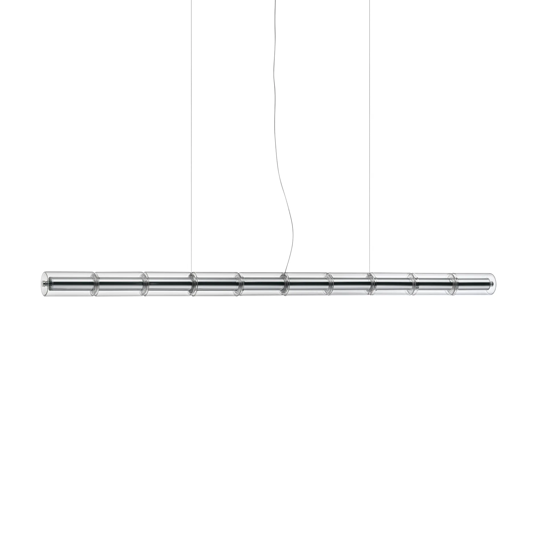 Luce Cilindrica S2 hanglamp 207,2 cm, Glass Flos