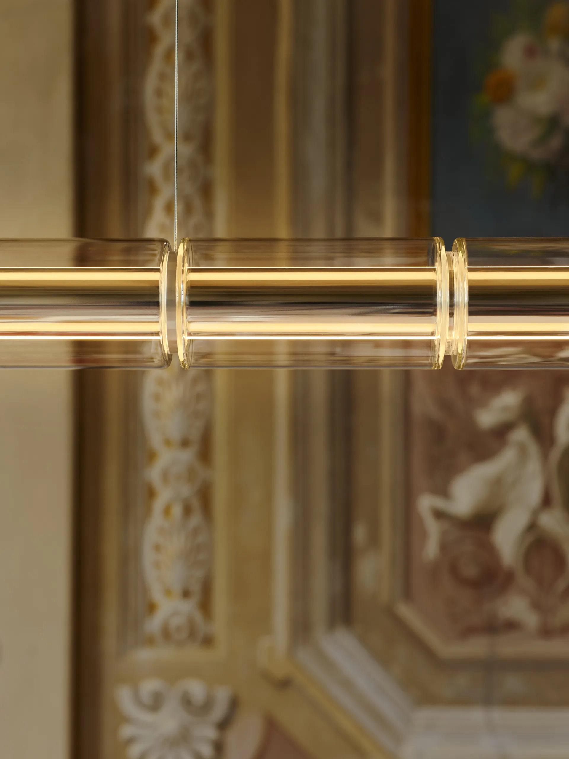 Luce Cilindrica S2 hanglamp 207,2 cm, Glass Flos