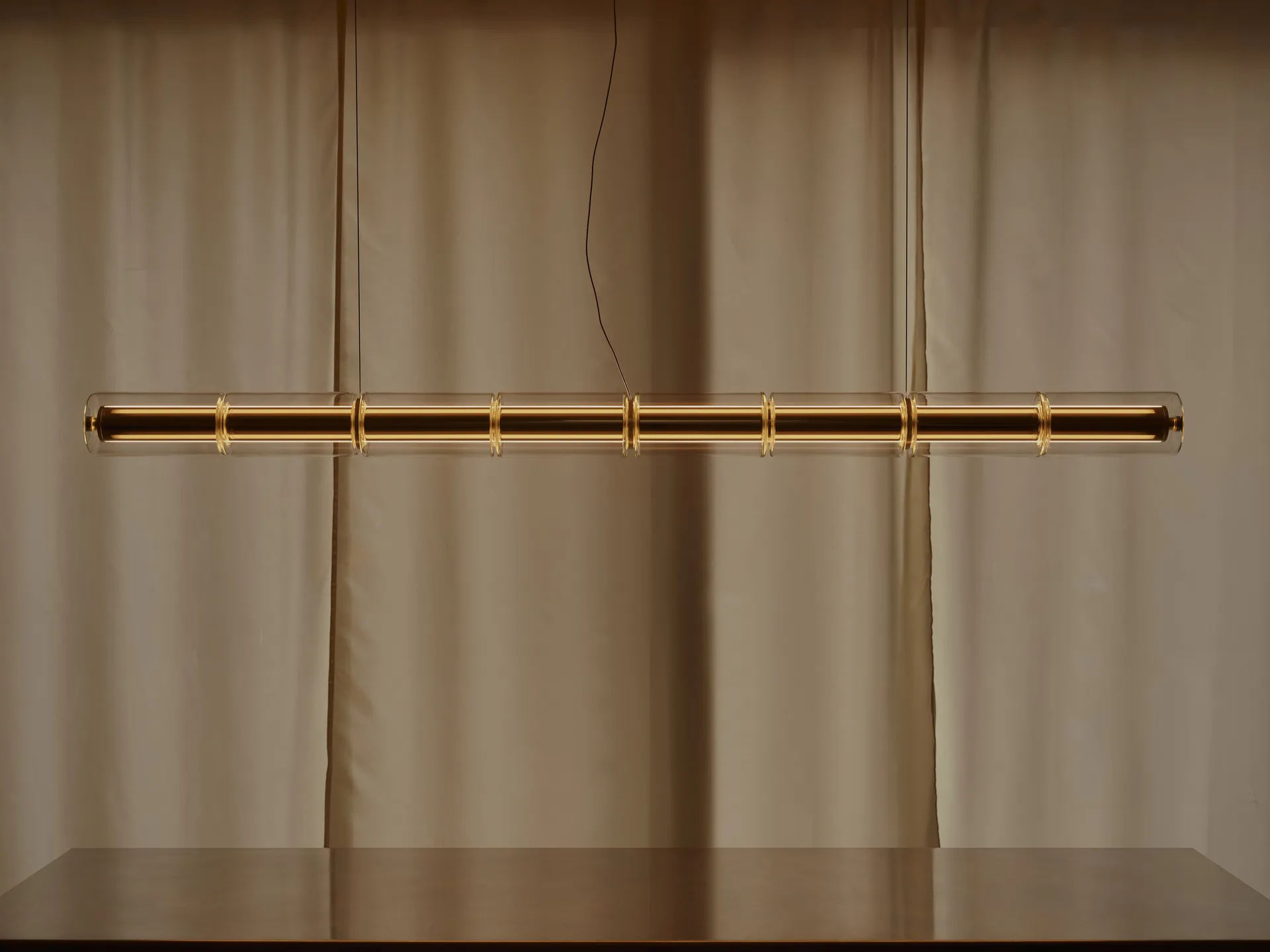 Luce Cilindrica S2 hanglamp 207,2 cm, Glass Flos