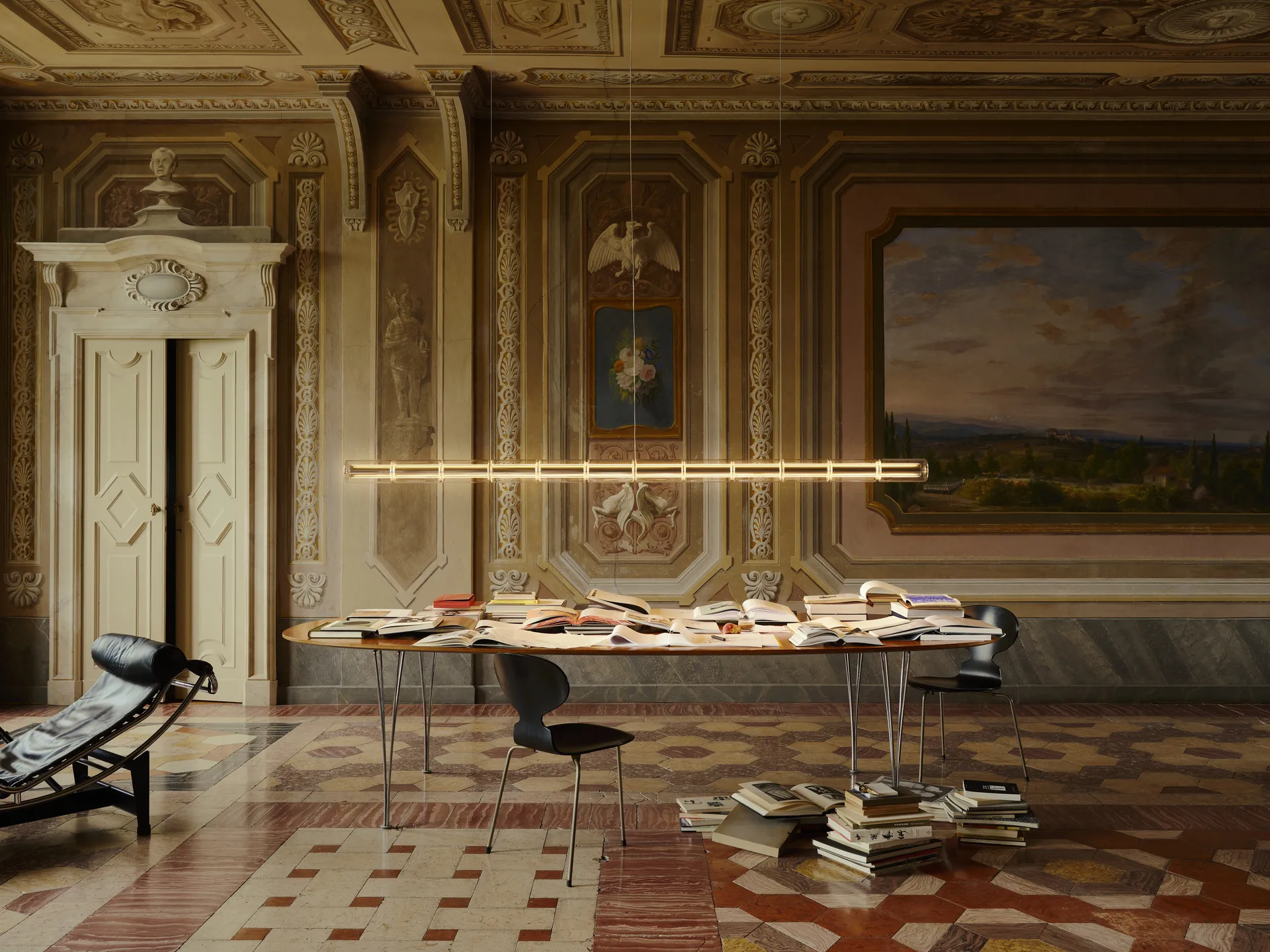 Luce Cilindrica S2 hanglamp 207,2 cm, Glass Flos