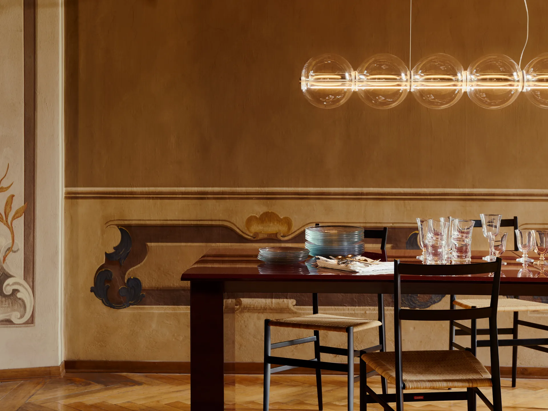 Luce Sferica S1 hanglamp 165,6 cm, Glass Flos