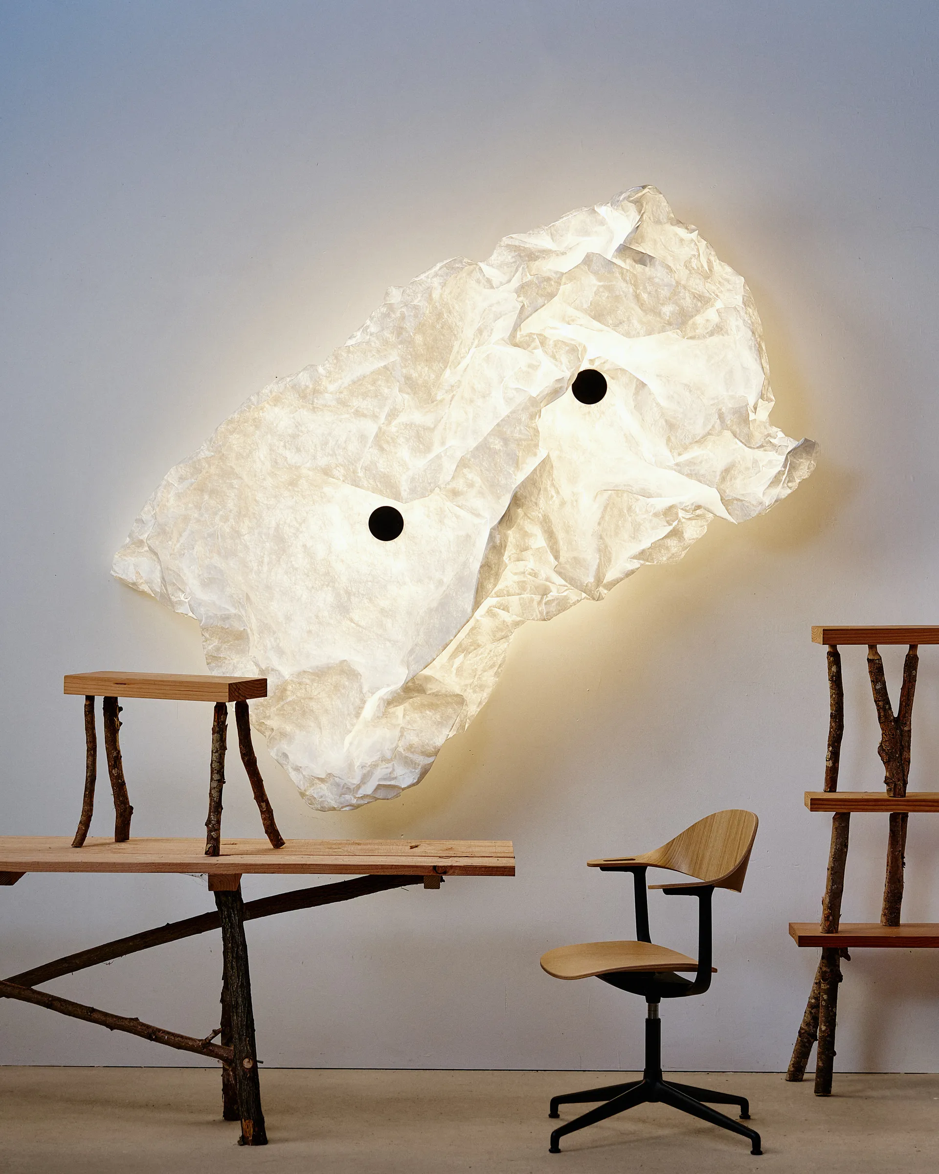 Maap W2 wandlamp - wit,  Flos