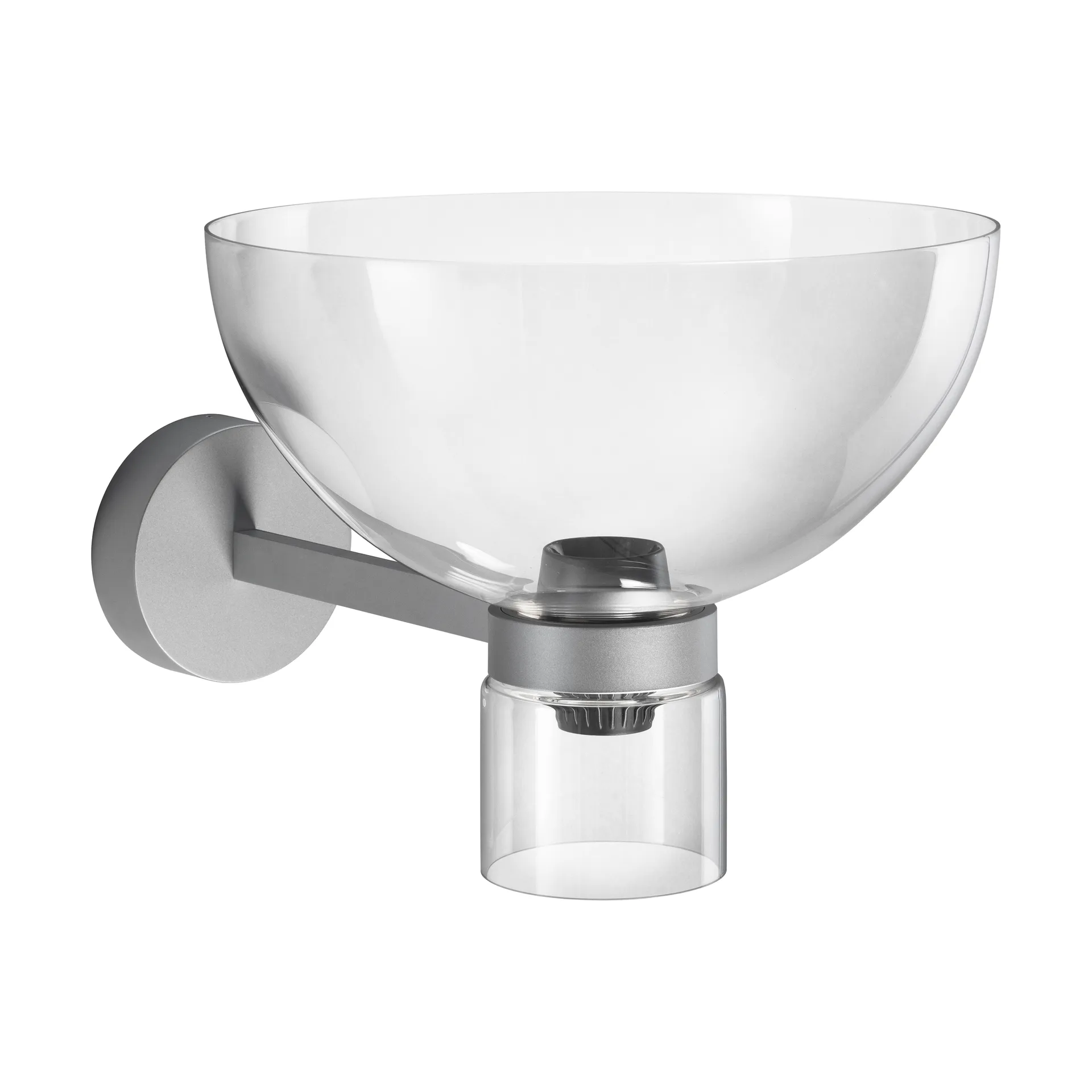 Nocturne Bowl wandlamp - zilver,  Flos