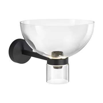 Nocturne Bowl wandlamp - zwart - Flos