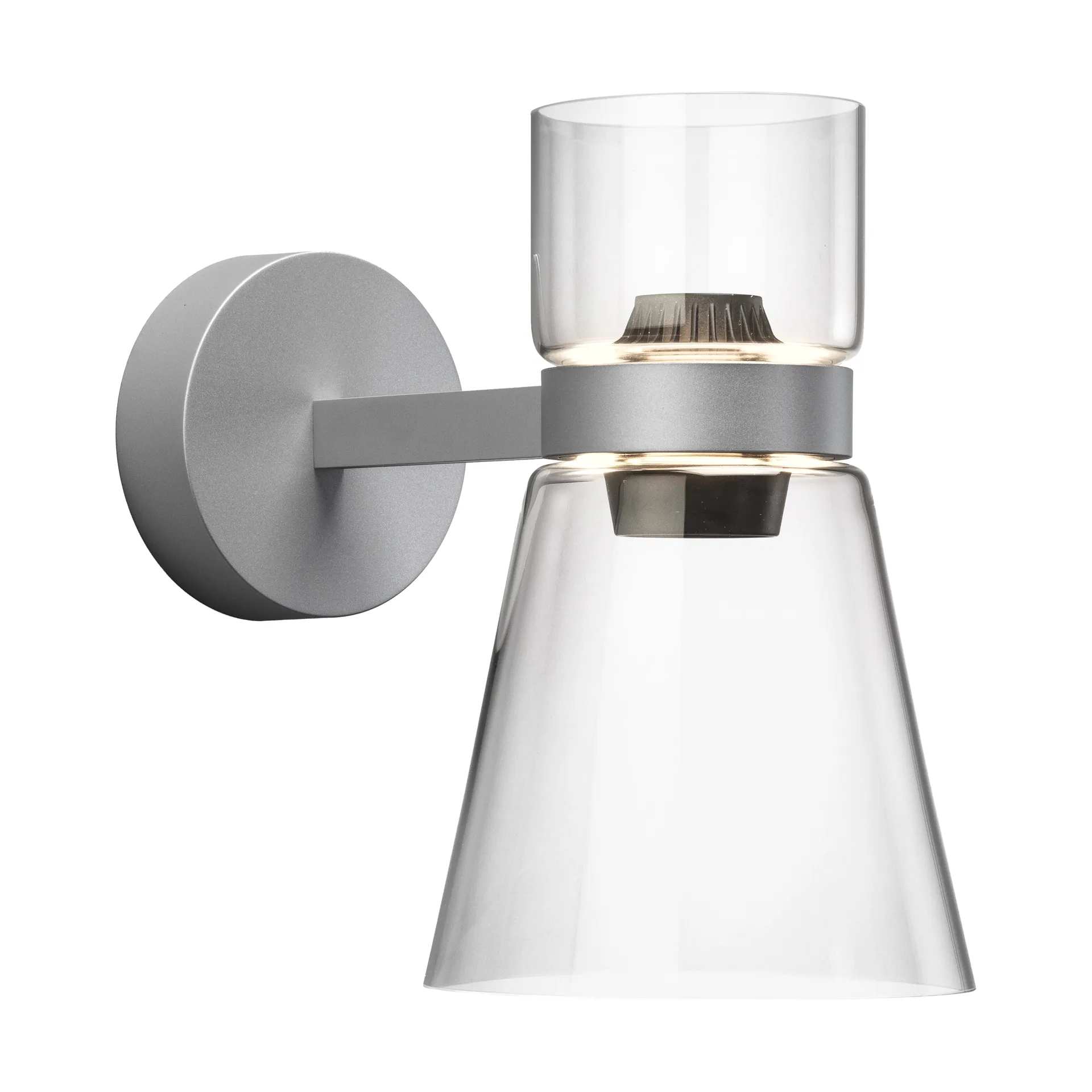 Nocturne Cone wandlamp - zilver,  Flos