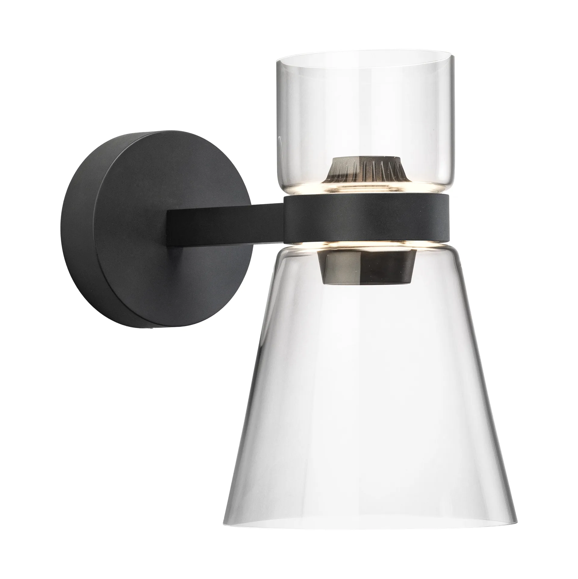 Nocturne Cone wandlamp - zwart,  Flos