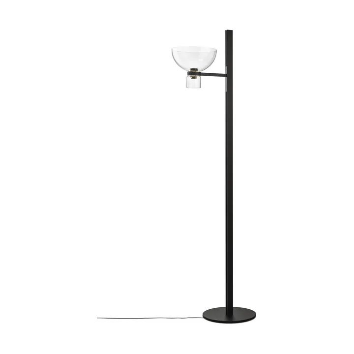 Nocturne F1 bowl vloerlamp - zwart - Flos