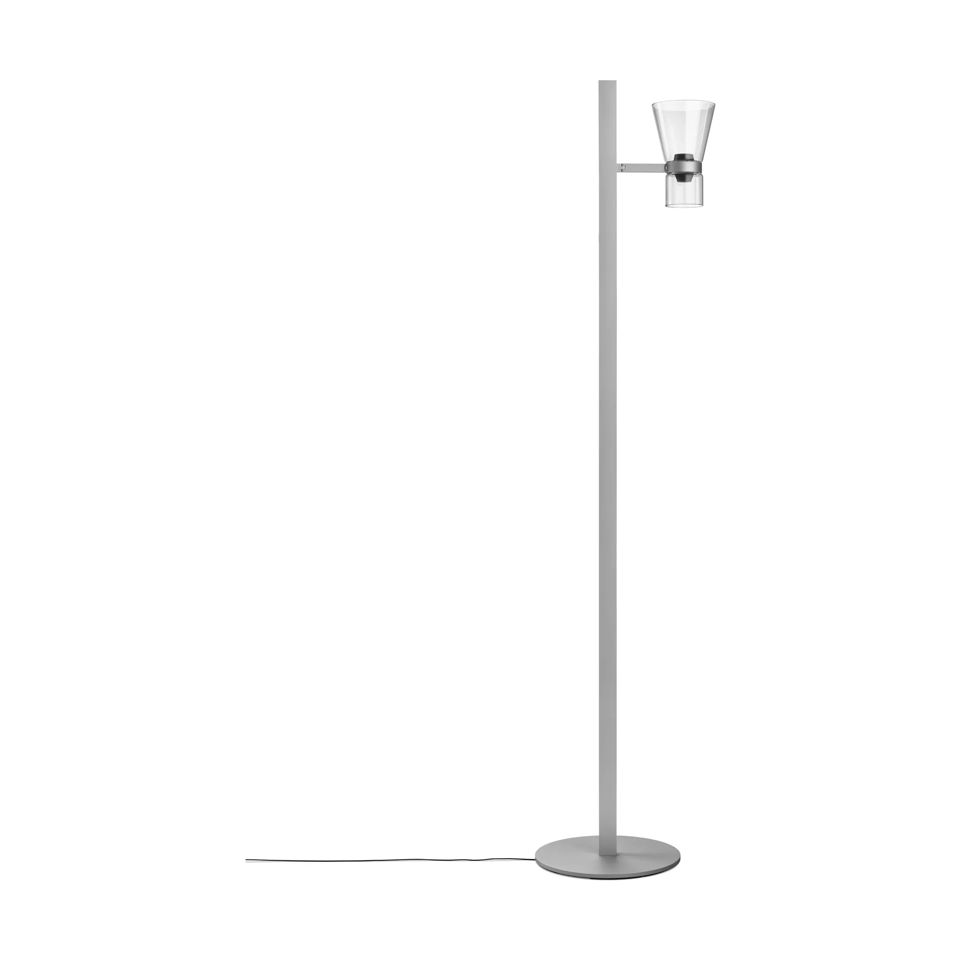 Nocturne FI cone vloerlamp - zilver,  Flos