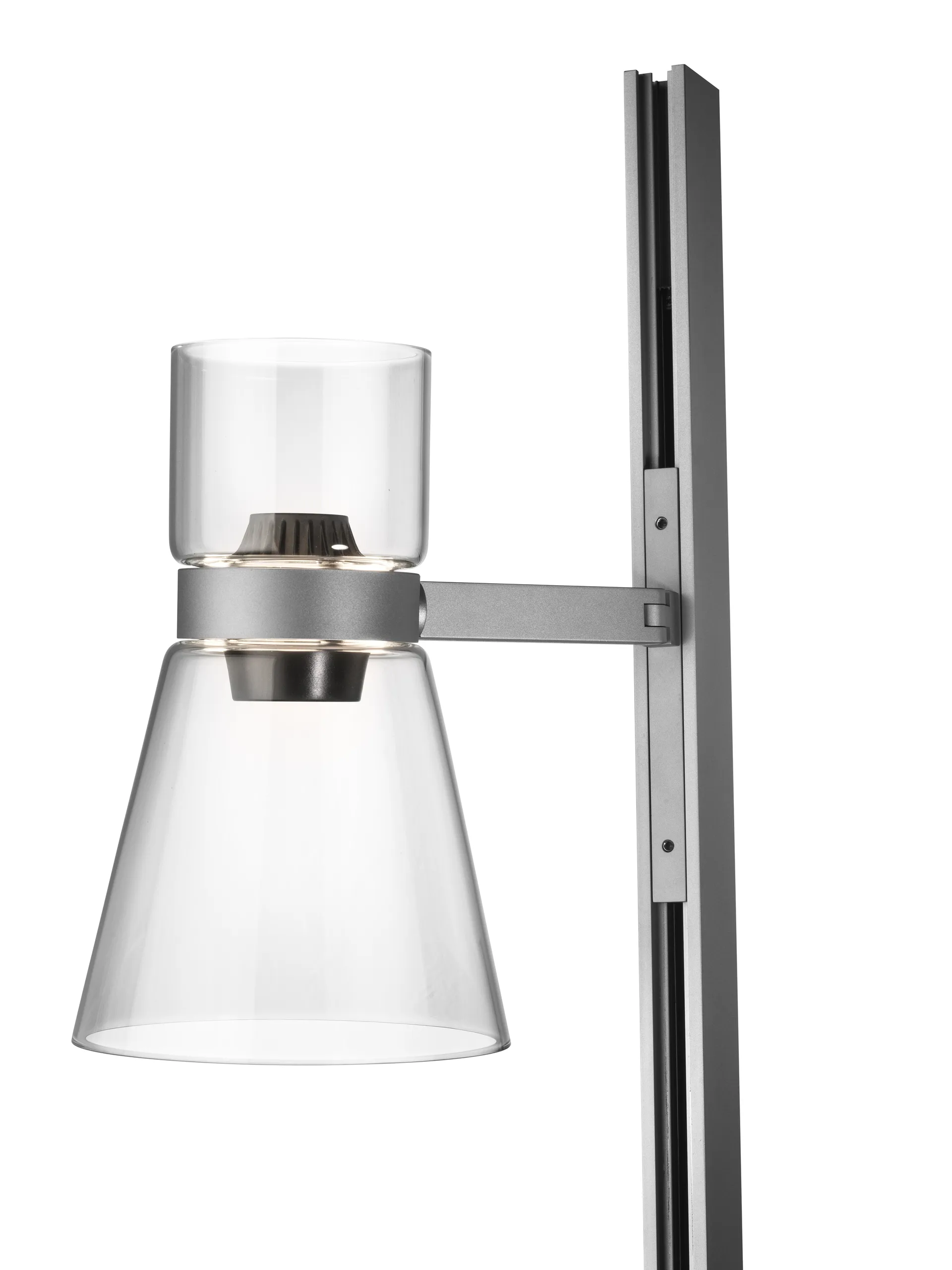 Nocturne FI cone vloerlamp - zilver,  Flos