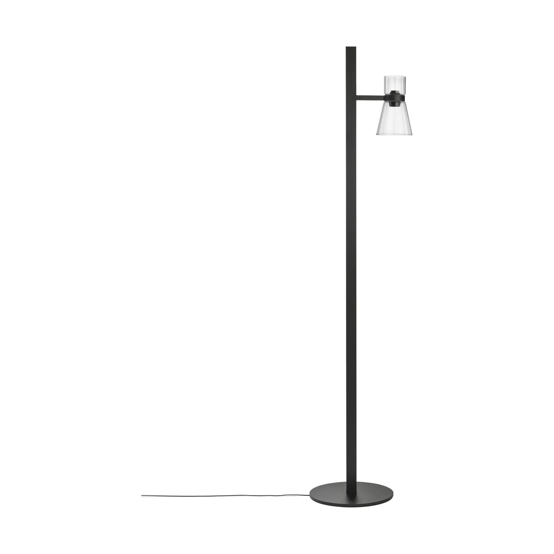 Nocturne FI cone vloerlamp - zwart,  Flos