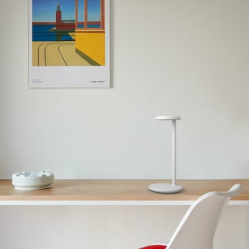 Oblique Qi tafellamp - Wit - Flos
