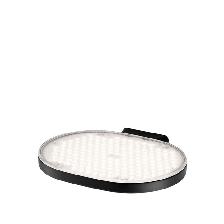 Oplight W1 muurlamp, Zwart Flos
