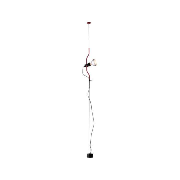 Parentesi vloer- en hanglamp dimbaar, Rood Flos