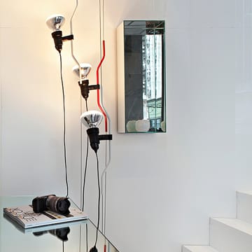 Parentesi vloer- en hanglamp dimbaar - Rood - Flos