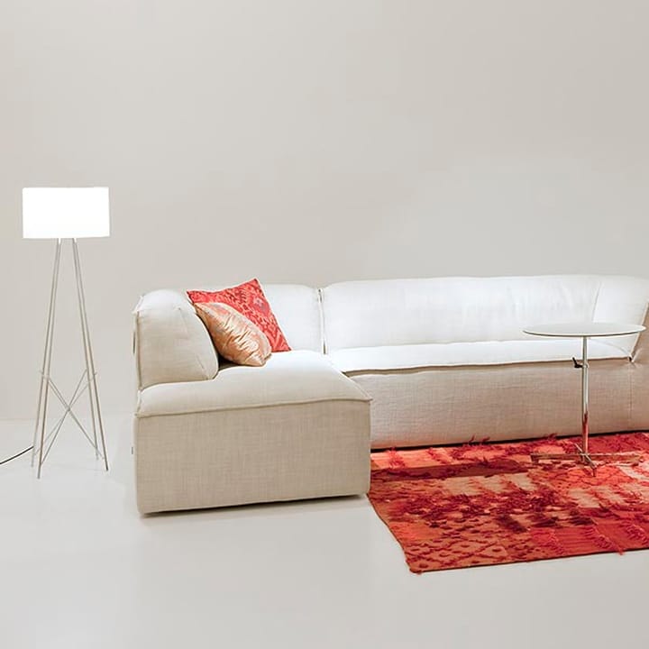 Ray F2 vloerlamp, Zwart-chroom Flos