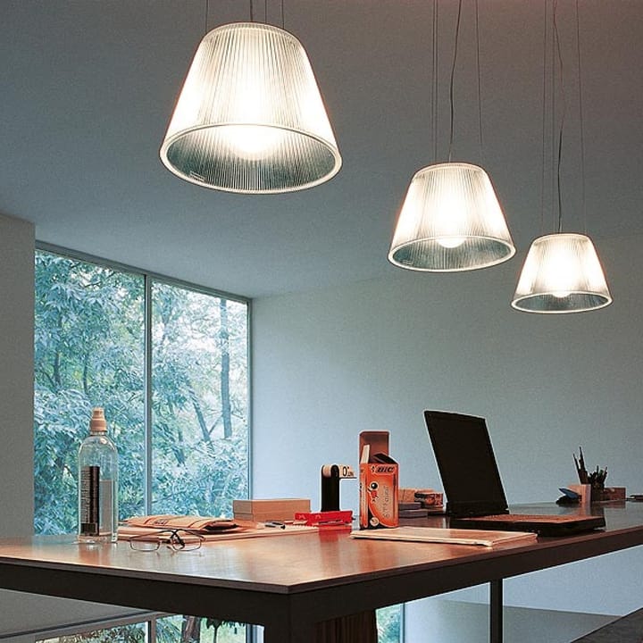 Romeo Moon S1 hanglamp, Wit-glas Flos