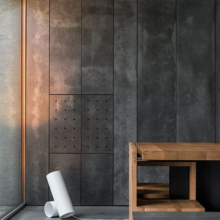 Sawaru vloerlamp, Goud Flos