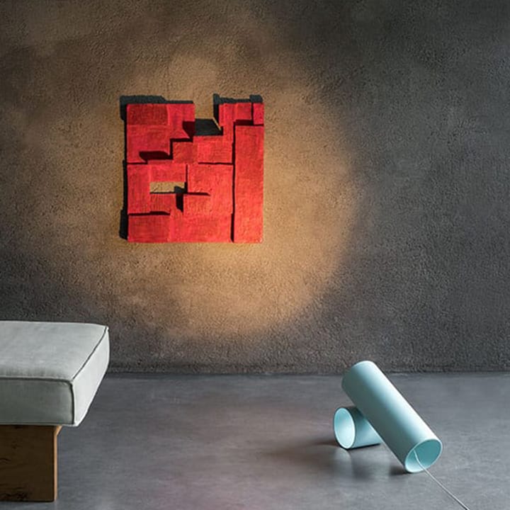 Sawaru vloerlamp, Goud Flos