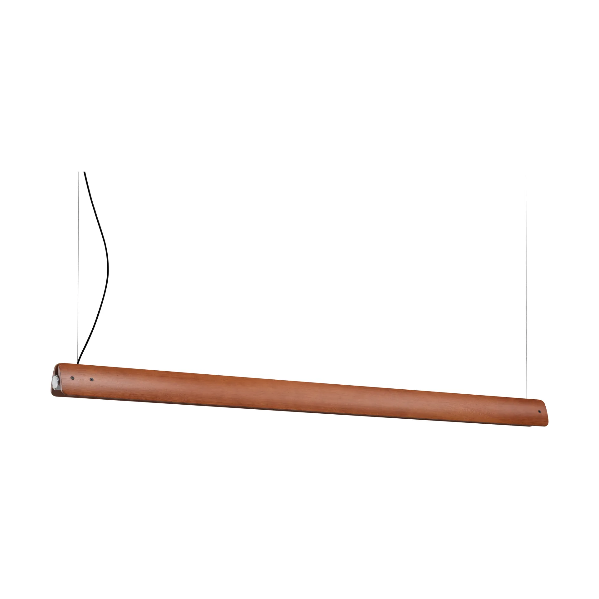 Seki-han hanglamp 169,2 cm, Heat treatened ash-black metal Flos
