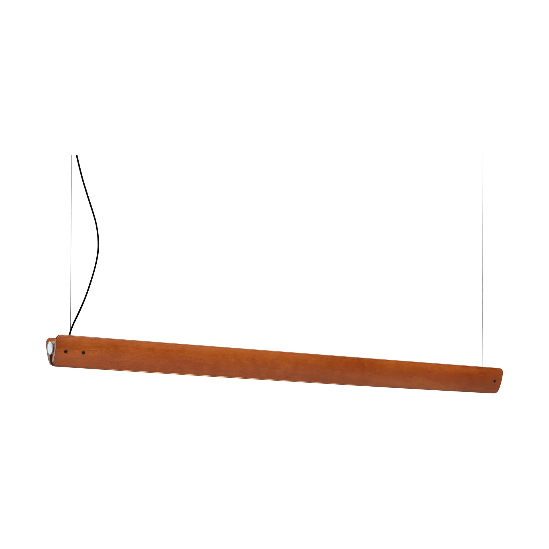 Seki-han hanglamp 169,2 cm, Heat treatened ash-black metal Flos