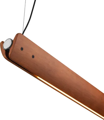 Seki-han hanglamp 169,2 cm - Heat treatened ash-black metal - Flos
