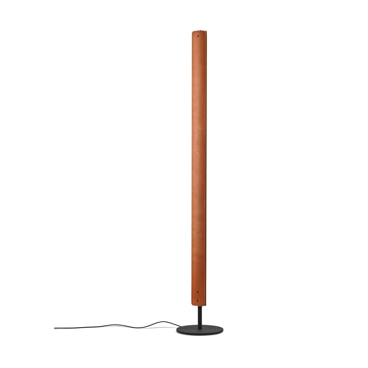 Seki-han staande lamp 226 cm, Heat treatened ash-black metal Flos