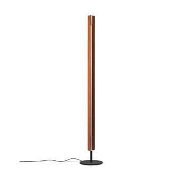 Seki-han staande lamp 226 cm - Heat treatened ash-black metal - Flos