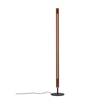 Seki-han staande lamp 226 cm - Heat treatened ash-black metal - Flos