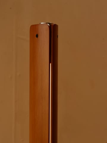 Seki-han staande lamp 226 cm - Heat treatened ash-black metal - Flos