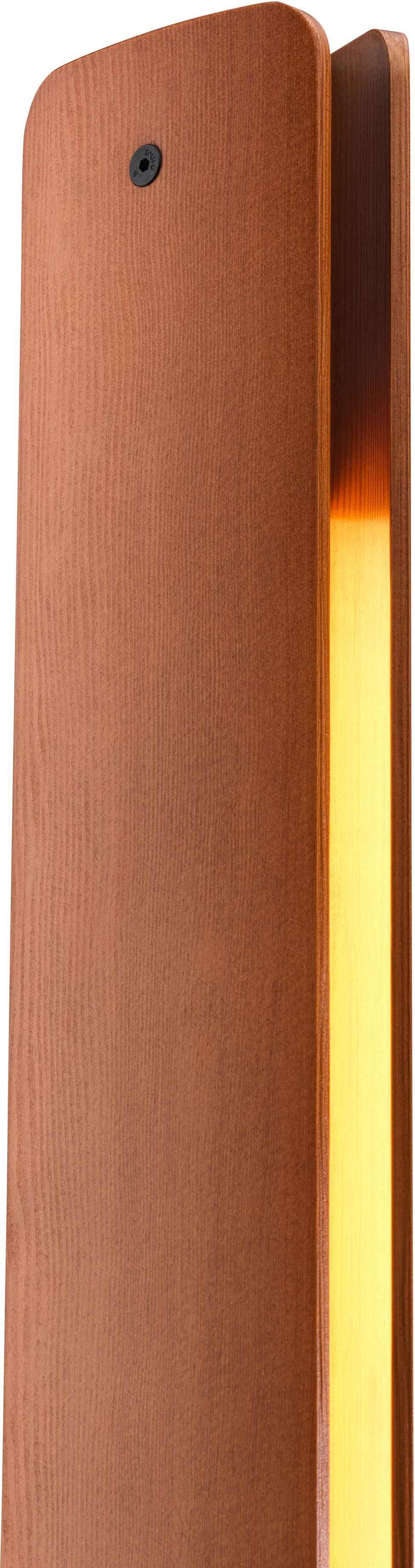 Seki-han staande lamp 226 cm, Heat treatened ash-black metal Flos