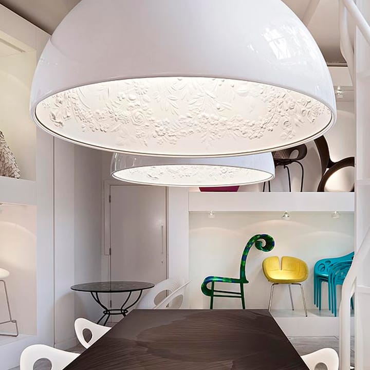 Skygarden 1 hanglamp, Mat goud Flos
