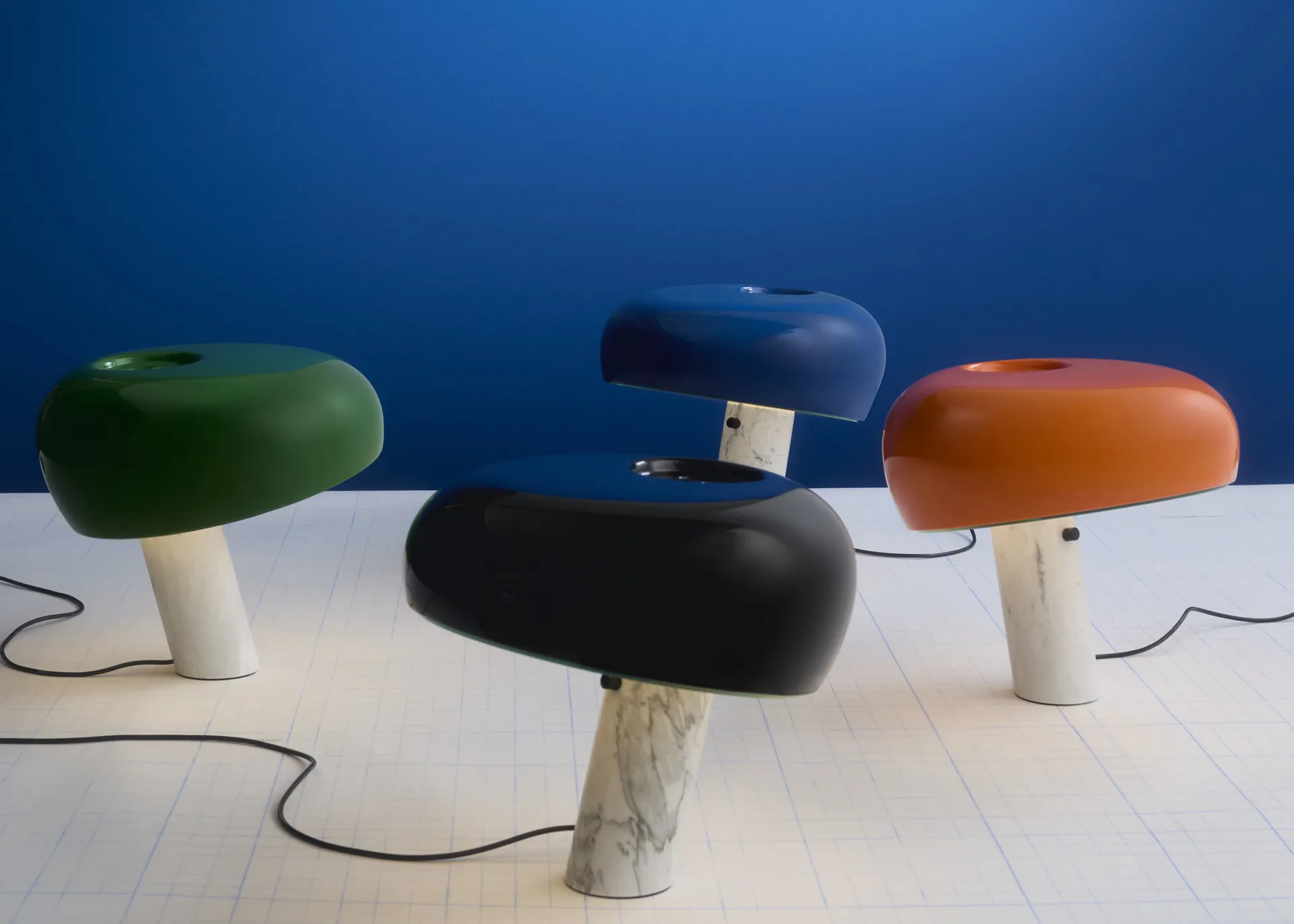 Snoopy tafellamp, Oranje Flos