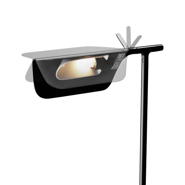 Tab F LED vloerlamp, Zwart gelakt Flos