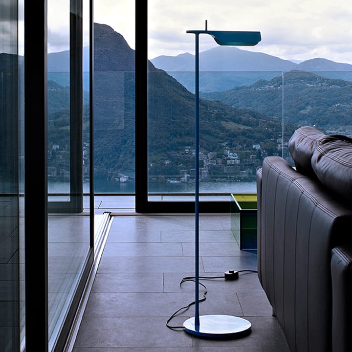 Tab F LED vloerlamp, Zwart gelakt Flos