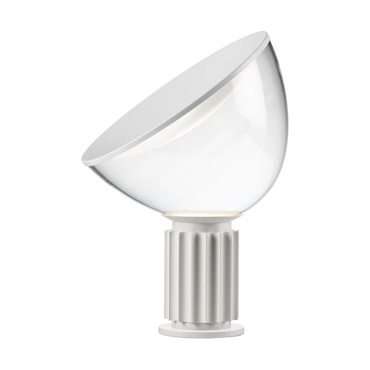 Taccia Small tafellamp LED 48,5 cm - Mat wit-glazen kap - Flos