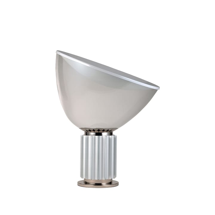 Taccia Small tafellamp LED 48,5 cm - Zilver-glazen kap - Flos