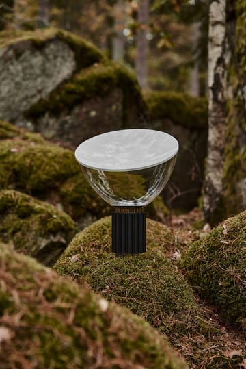 Taccia Small tafellamp LED 48,5 cm - Zwart-glazen kap - Flos