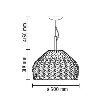 Tatou S2 hanglamp - Ochra - Flos