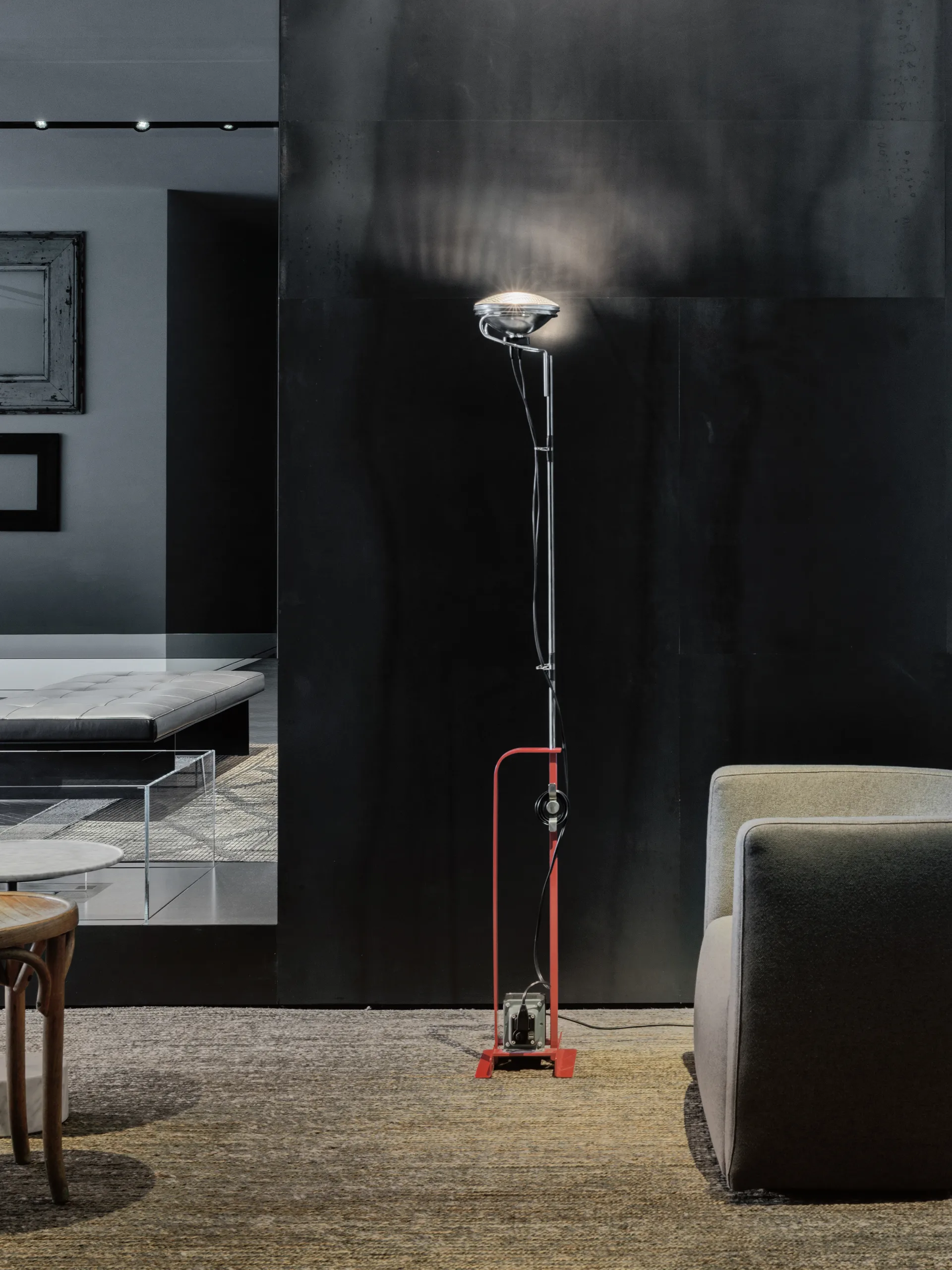 Toio Led vloerlamp - rood (EU),  Flos