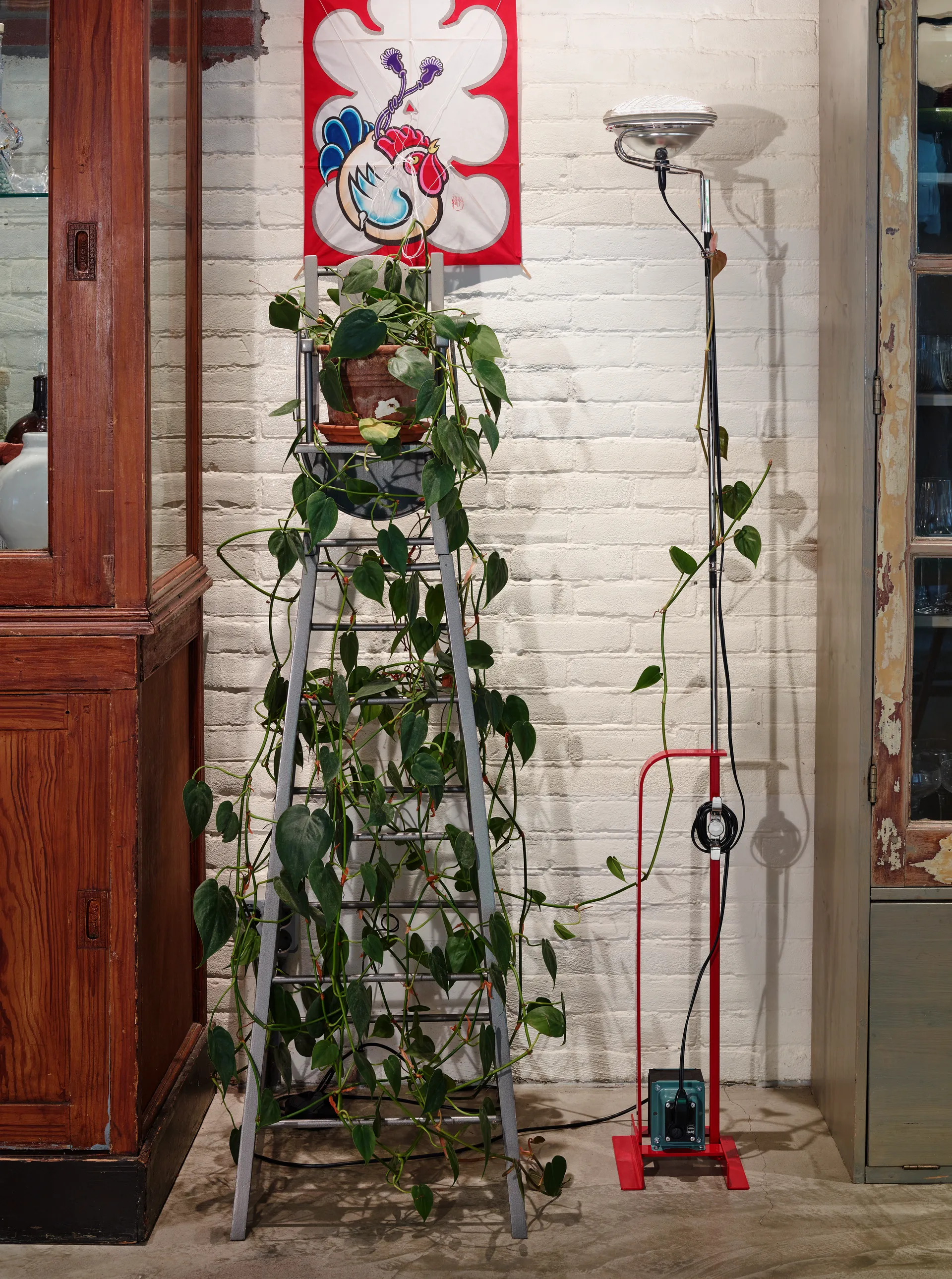 Toio Led vloerlamp - rood (EU),  Flos
