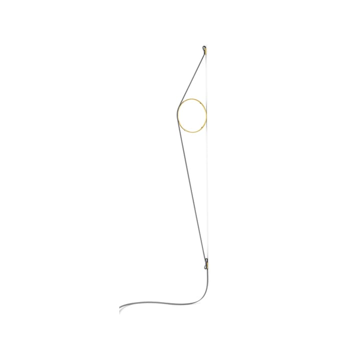 Wirering muurlamp - Grijs-goud - Flos