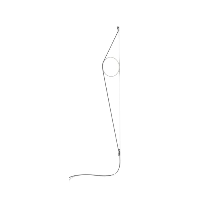 Wirering muurlamp - Grijs-wit - Flos
