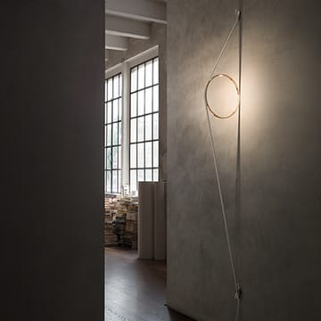 Wirering muurlamp - Roze-wit - Flos