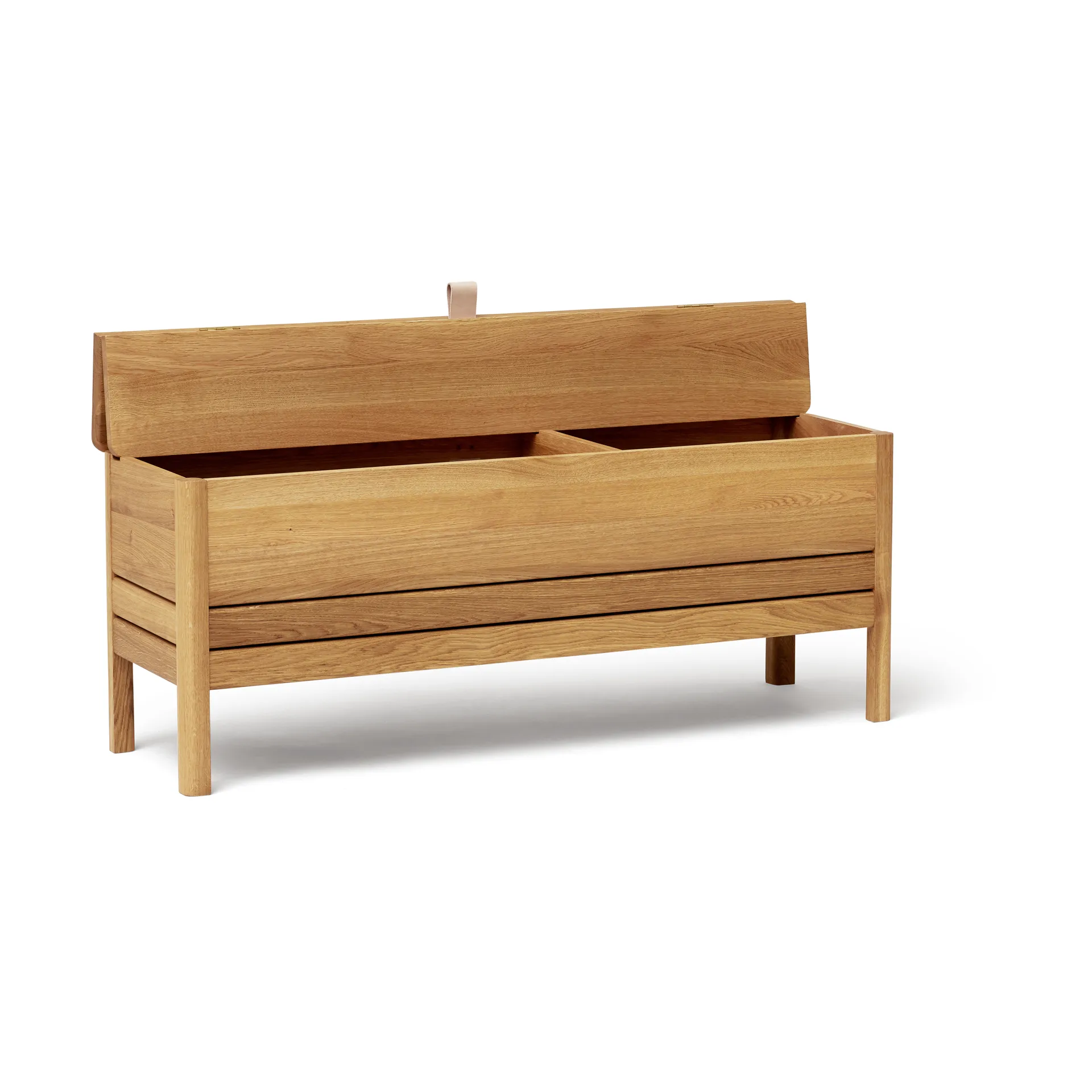 A Line opbergbank 111 cm, Eikenhout Form & Refine