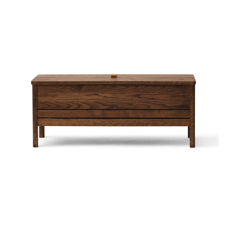 A Line opbergbank 111 cm - Gerookt eiken - Form & Refine