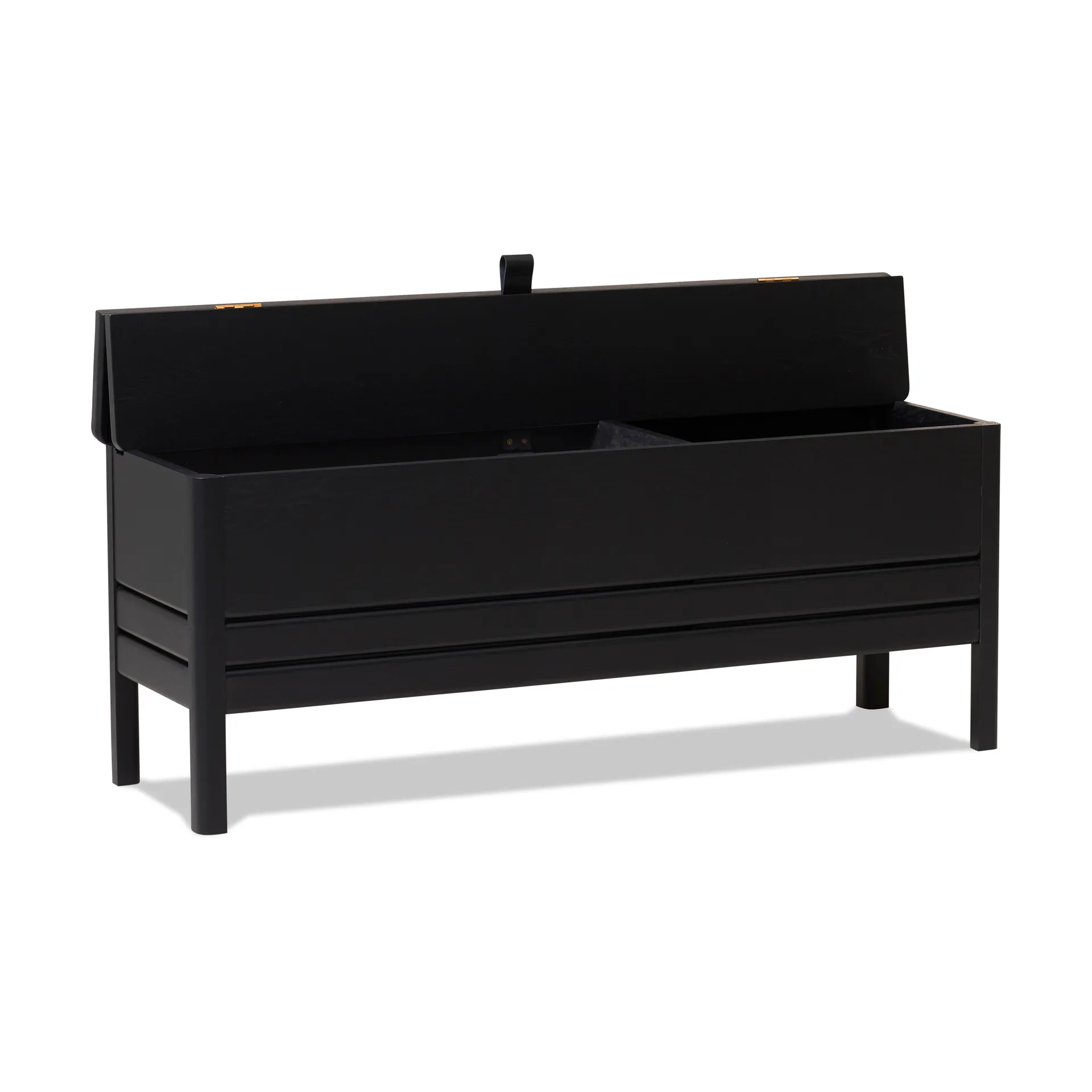 A Line opbergbank 111 cm, Zwart Form & Refine